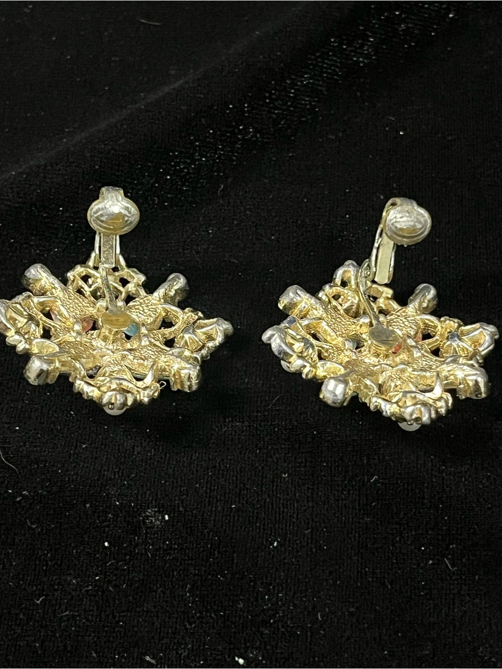 Vintage Sarah Coventry Galaxy Brooch & Clip Earrings Set 1789 - Picture 13 of 14